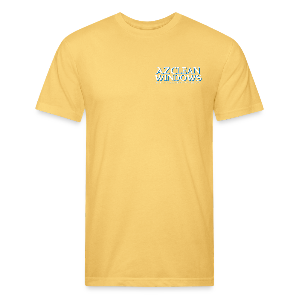 Az Clean NEW* Fitted Cotton/Poly T-Shirt by Next Level - pastel yellow