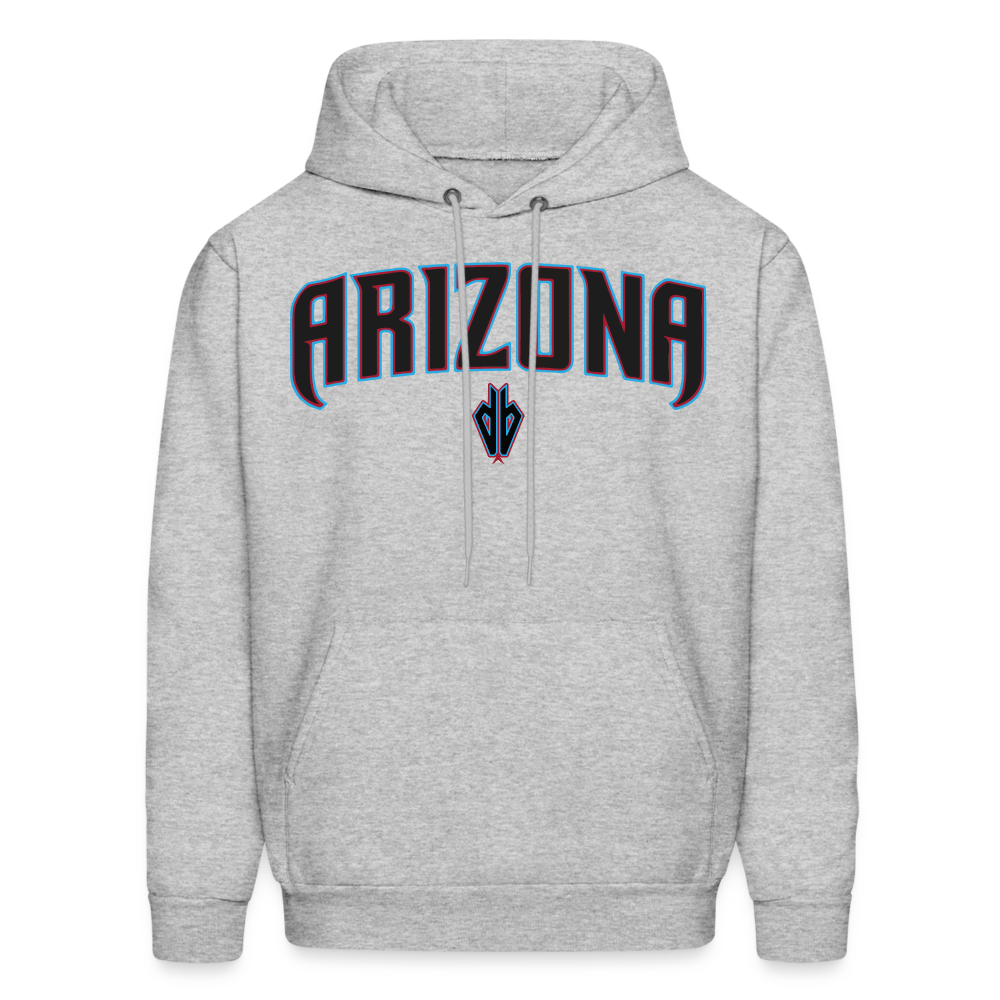 D Backs Teal Men's Hoodie - heather gray