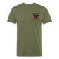 250 Year America Fitted Cotton/Poly T-Shirt by Next Level - heather military green