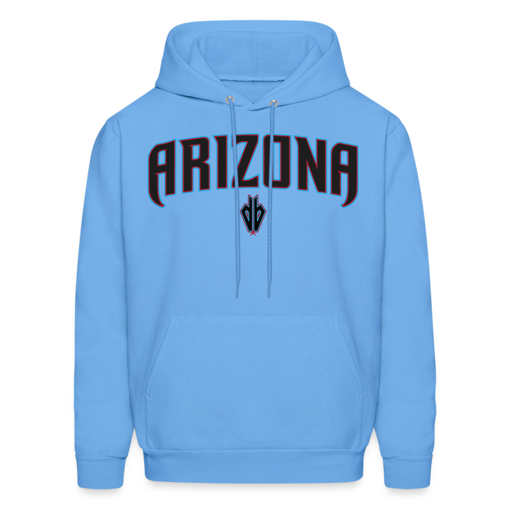D Backs Teal Men's Hoodie - carolina blue