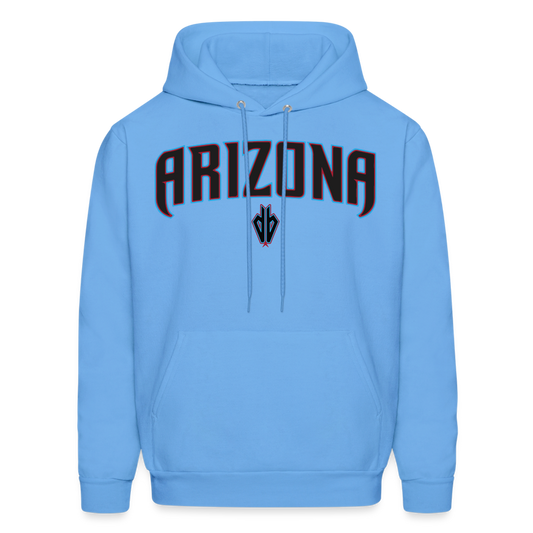 D Backs Teal Men's Hoodie - carolina blue
