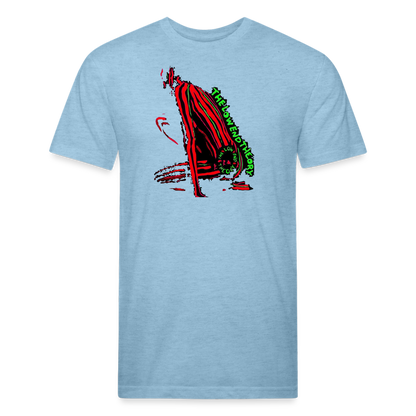 Tribe Low end Cotton/Poly T-Shirt by Next Level - heather blue