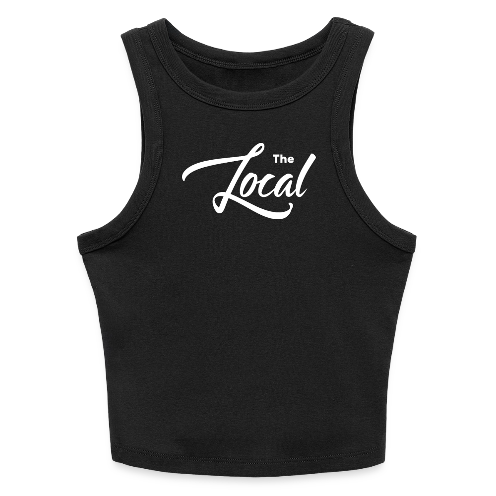 The Local - Slim Fit Rib Women's Tank Top - black