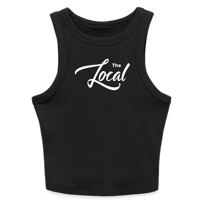 The Local - Slim Fit Rib Women's Tank Top - black