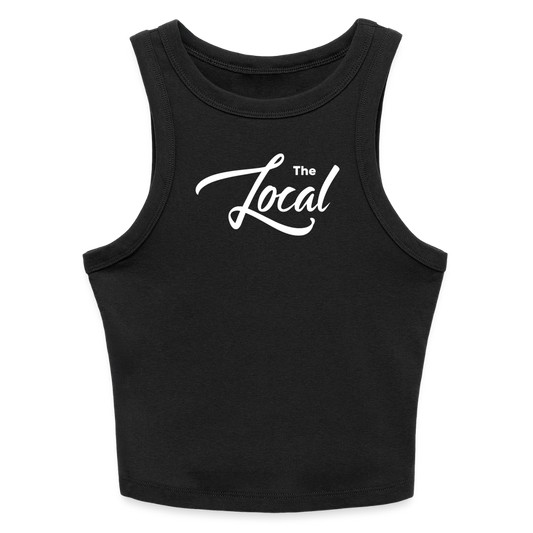 The Local - Slim Fit Rib Women's Tank Top - black