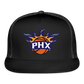 Phx Suns Flame Trucker Hat - black/black
