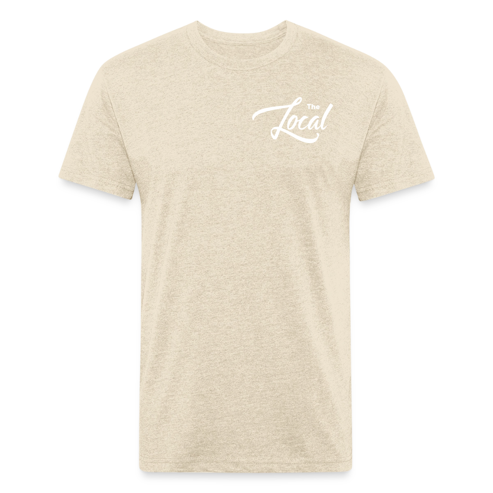 The Local - Fitted Cotton/Poly T-Shirt by Next Level - heather cream