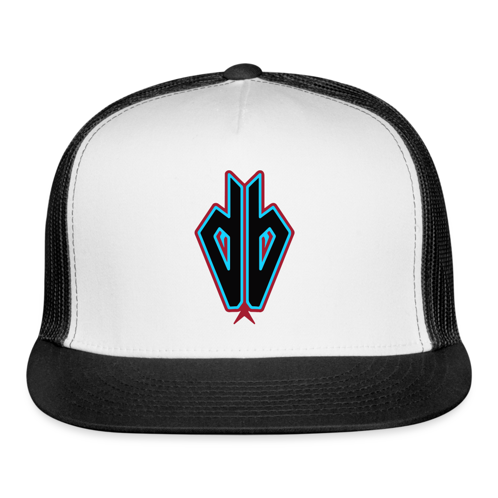 D Baks Trucker Hat - white/black
