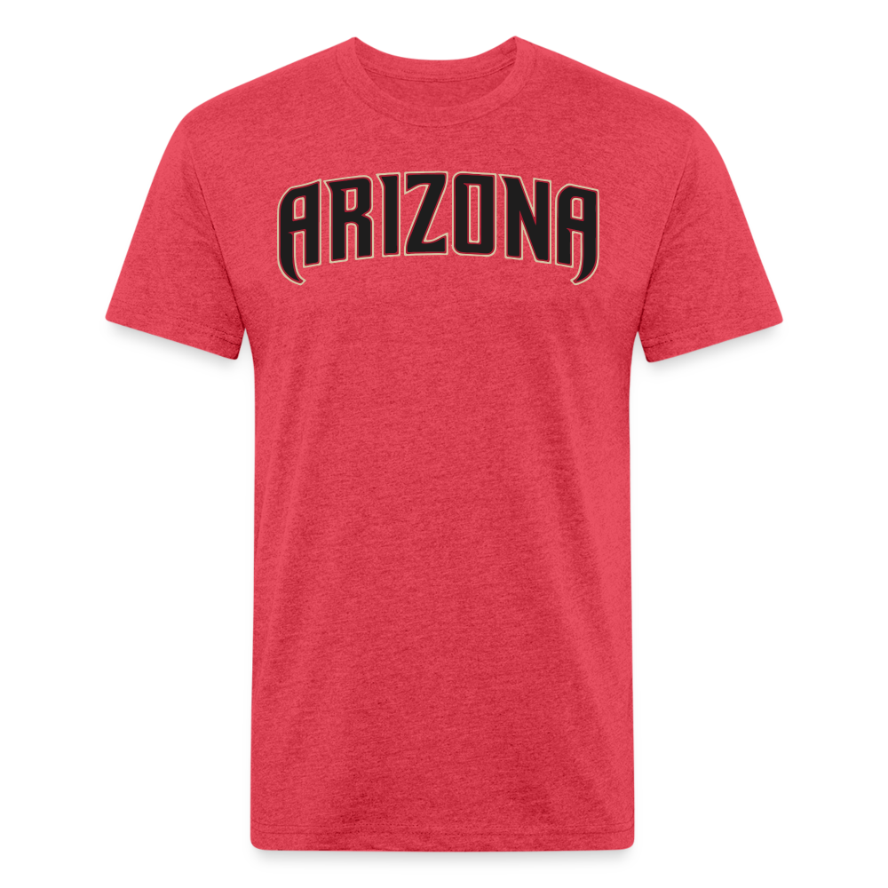 D baks Arizona Front & B Cotton/Poly T-Shirt by Next Level - heather red