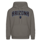 D Backs Teal Men's Hoodie - asphalt gray