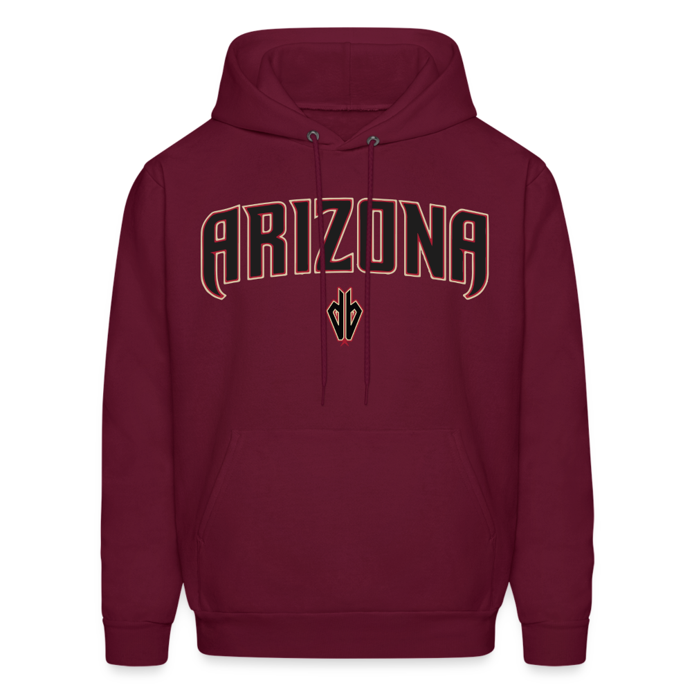 D Baks Men's Hoodie - burgundy