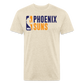 Phx Suns Old Block Cotton/Poly T-Shirt by Next Level - heather cream