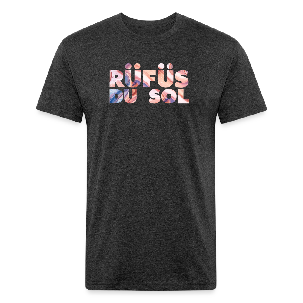 Rufus D 1 Fitted Cotton/Poly T-Shirt by Next Level - heather black