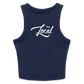 The Local - Slim Fit Rib Women's Tank Top - navy
