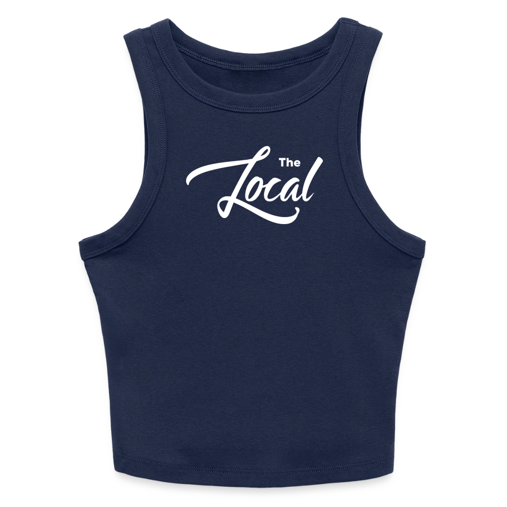 The Local - Slim Fit Rib Women's Tank Top - navy