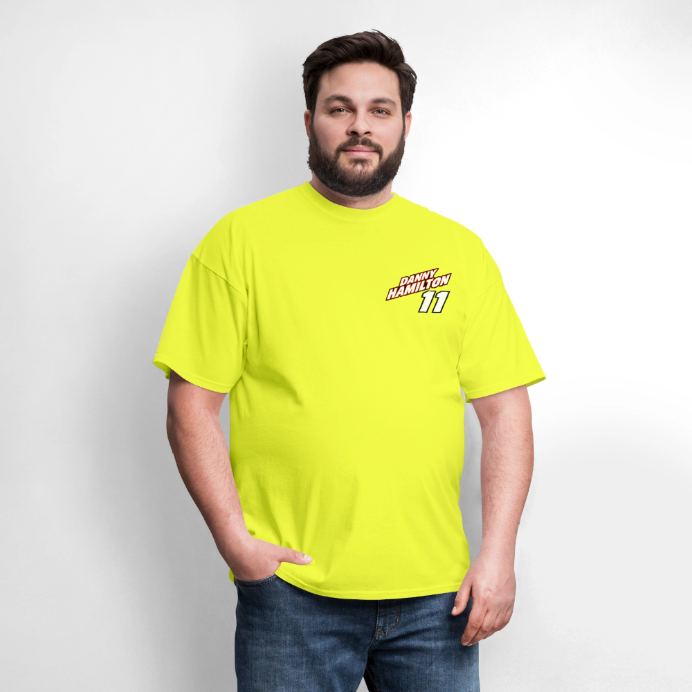 Danny Hamilton Men's T-Shirt | GILDAN 5000 - safety green