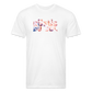 Rufus D 1 Fitted Cotton/Poly T-Shirt by Next Level - white