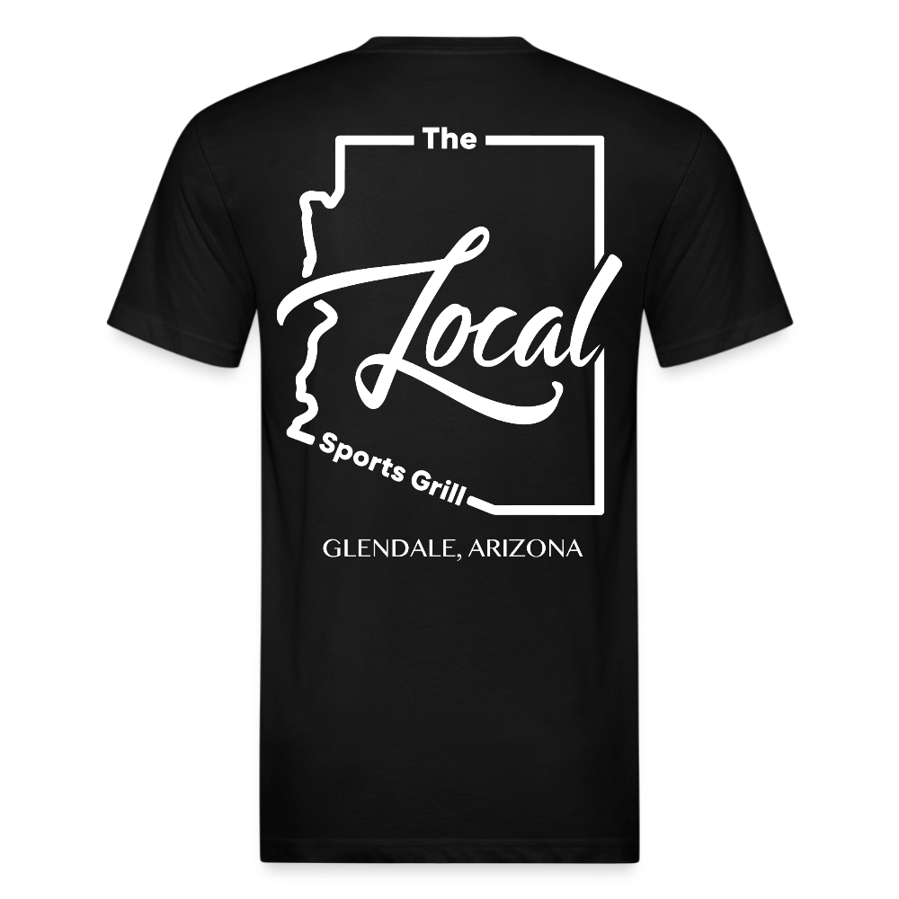 The Local - Fitted Cotton/Poly T-Shirt by Next Level - black