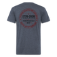 250 America Circle Fitted Cotton/Poly T-Shirt by Next Level - heather navy