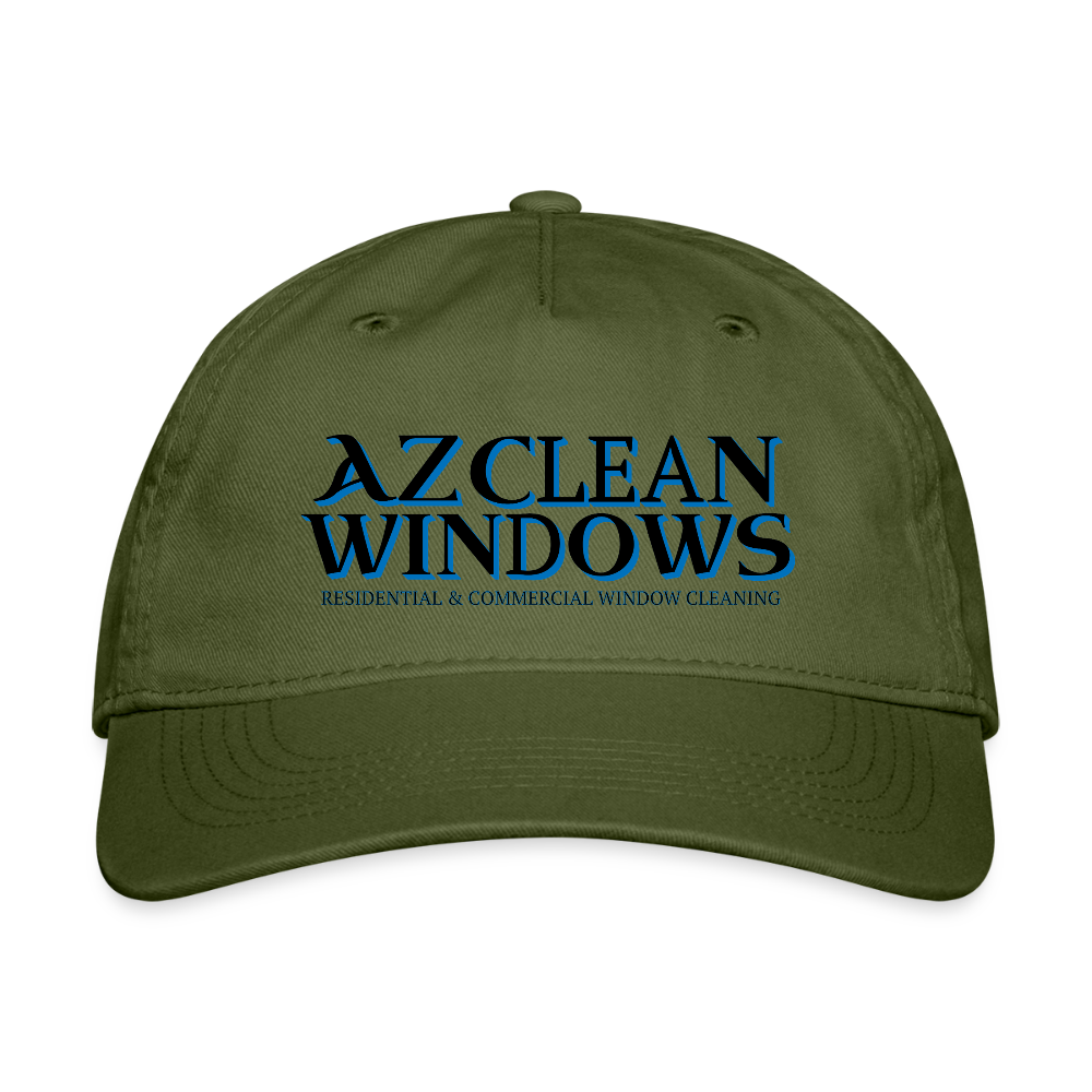 Az Clean Blue Organic Baseball Cap - olive green