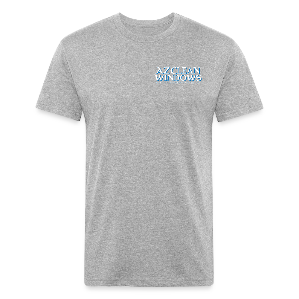 Az Clean NEW* Fitted Cotton/Poly T-Shirt by Next Level - heather gray