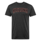 D baks Arizona Front & B Cotton/Poly T-Shirt by Next Level - heather black