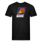 Phx Suns Slant Cotton/Poly T-Shirt by Next Level - black