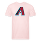 D Baks Front & Back Cotton/Poly T-Shirt by Next Level - blush pink 