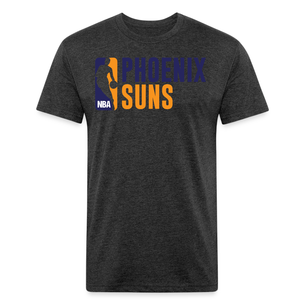 Phx Suns Old Block Cotton/Poly T-Shirt by Next Level - heather black