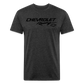 Chevy Racing Fitted Cotton/Poly T-Shirt by Next Level - heather black
