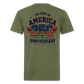 250 Year America Fitted Cotton/Poly T-Shirt by Next Level - heather military green