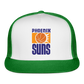 Phx Suns Trucker Hat - white/kelly green
