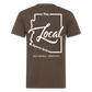 The Local - Fitted Cotton/Poly T-Shirt by Next Level - heather espresso