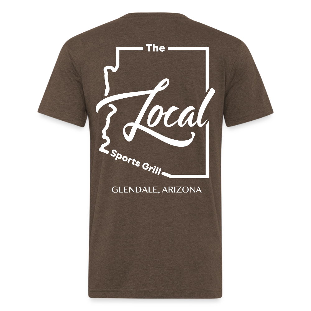 The Local - Fitted Cotton/Poly T-Shirt by Next Level - heather espresso