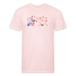 Rufus D 1 Fitted Cotton/Poly T-Shirt by Next Level - blush pink 