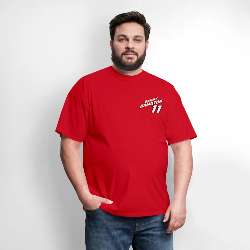 Danny Hamilton Men's T-Shirt | GILDAN 5000 - red