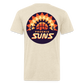 Phx Suns Front & Back Cotton/Poly T-Shirt by Next Level - heather cream