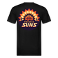 Phx Suns Front & Back Cotton/Poly T-Shirt by Next Level - black