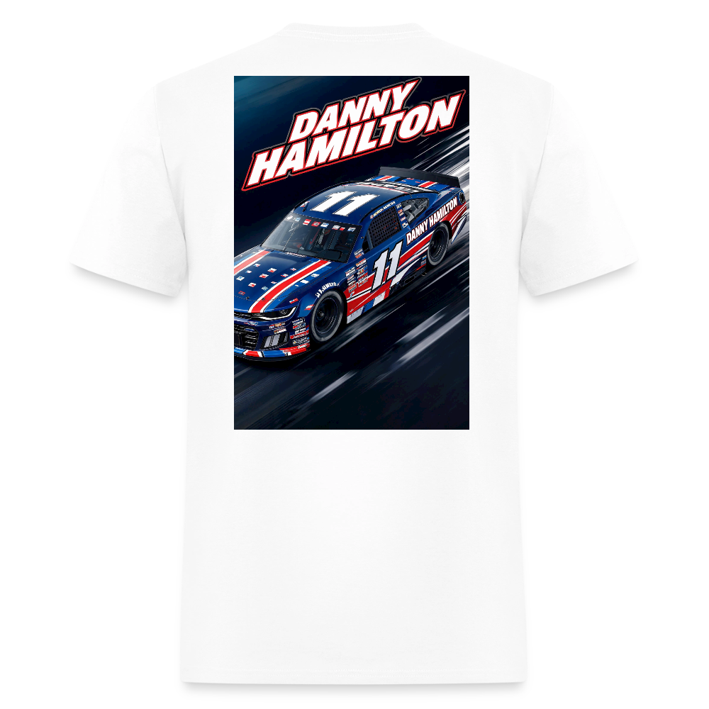 Danny Hamilton Men's T-Shirt | GILDAN 5000 - white