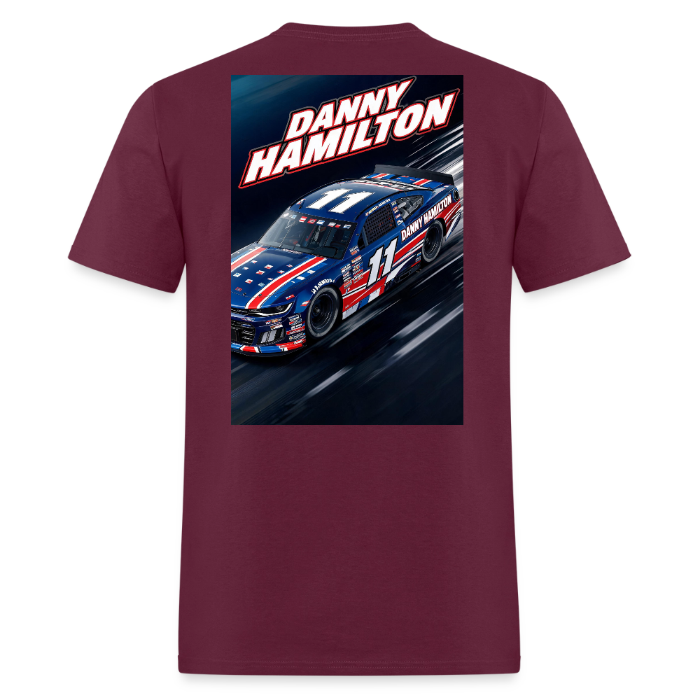 Danny Hamilton Men's T-Shirt | GILDAN 5000 - burgundy