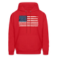 American Flag Color / Multi Men's Hoodie - red