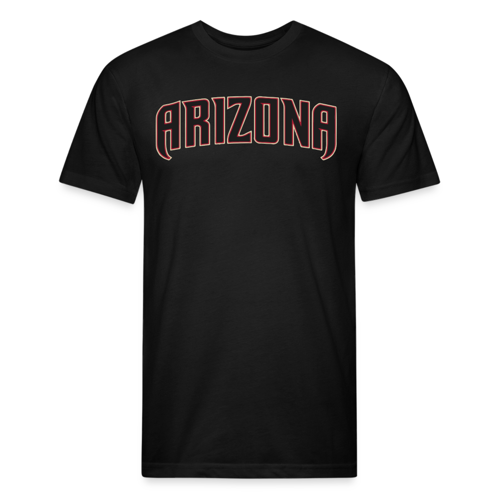 D baks Arizona Front & B Cotton/Poly T-Shirt by Next Level - black