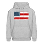 American Flag Color / Multi Men's Hoodie - heather gray