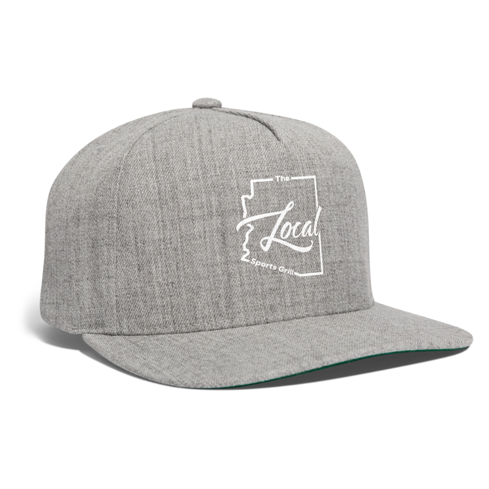 The Local - Snapback Baseball Cap - heather gray
