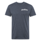 Sub  Lime B/F Fitted Cotton/Poly T-Shirt by Next Level - heather navy