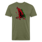 Tribe Low end Cotton/Poly T-Shirt by Next Level - heather military green