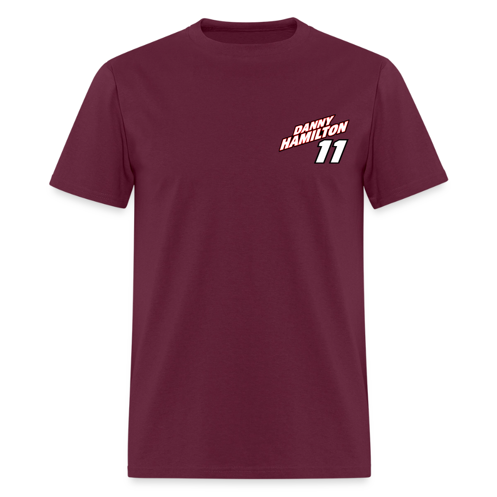 Danny Hamilton Men's T-Shirt | GILDAN 5000 - burgundy