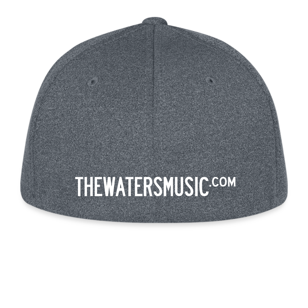 The Waters Flexfit  Melange Baseball Cap - dark heather gray