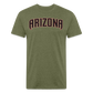 D baks Arizona Front & B Cotton/Poly T-Shirt by Next Level - heather military green