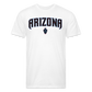 D Backs Teal ARIZONA Front Cotton/Poly T-Shirt by Next Level - white